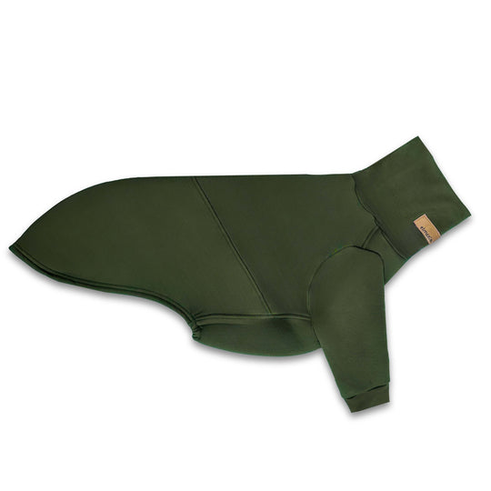 Windhund Overall in khaki Pullover für Windhunde, Whippet, Galgo, Podenco, Greyhound